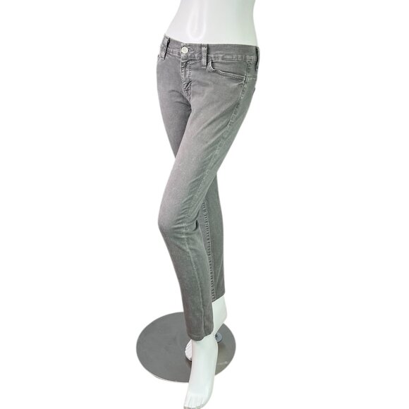 Hudson by Georgia-May Jaeger Capsule Collection Gray Jeans Skinny Mid-Rise 27 - Picture 1 of 11